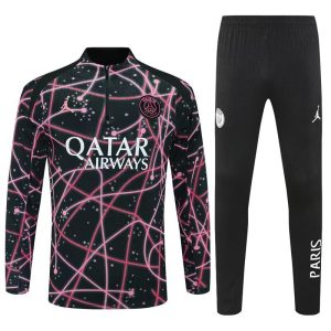 25-26 PSG Pre-Match Training Kits Red Football Track suits