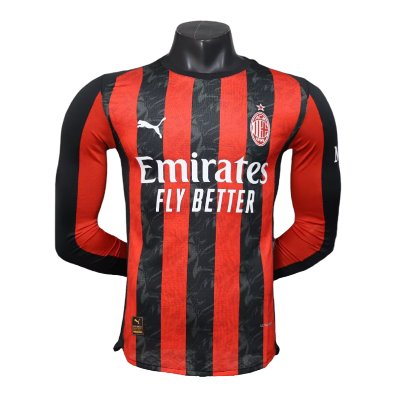 AC Milan 25-26 home long sleeved football shirt -Player version - Image 4