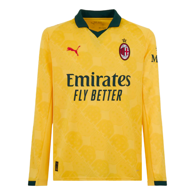 Ac Milan Third Away Long sleeved football Shirt 2025-26 Fan version - Image 4