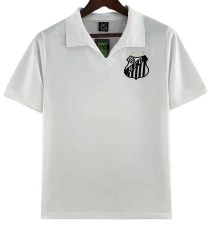 1970 Santos FC PELÉ #10 Retro Jersey Home - Image 4