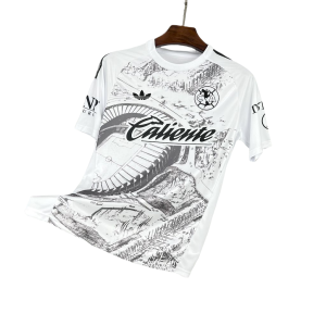 American Away short sleeved football jersey fan version 25-26