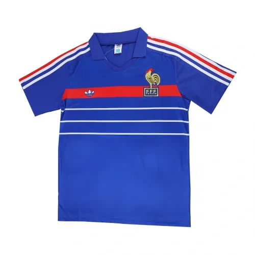 1984 France Retro Jersey Home - Image 4