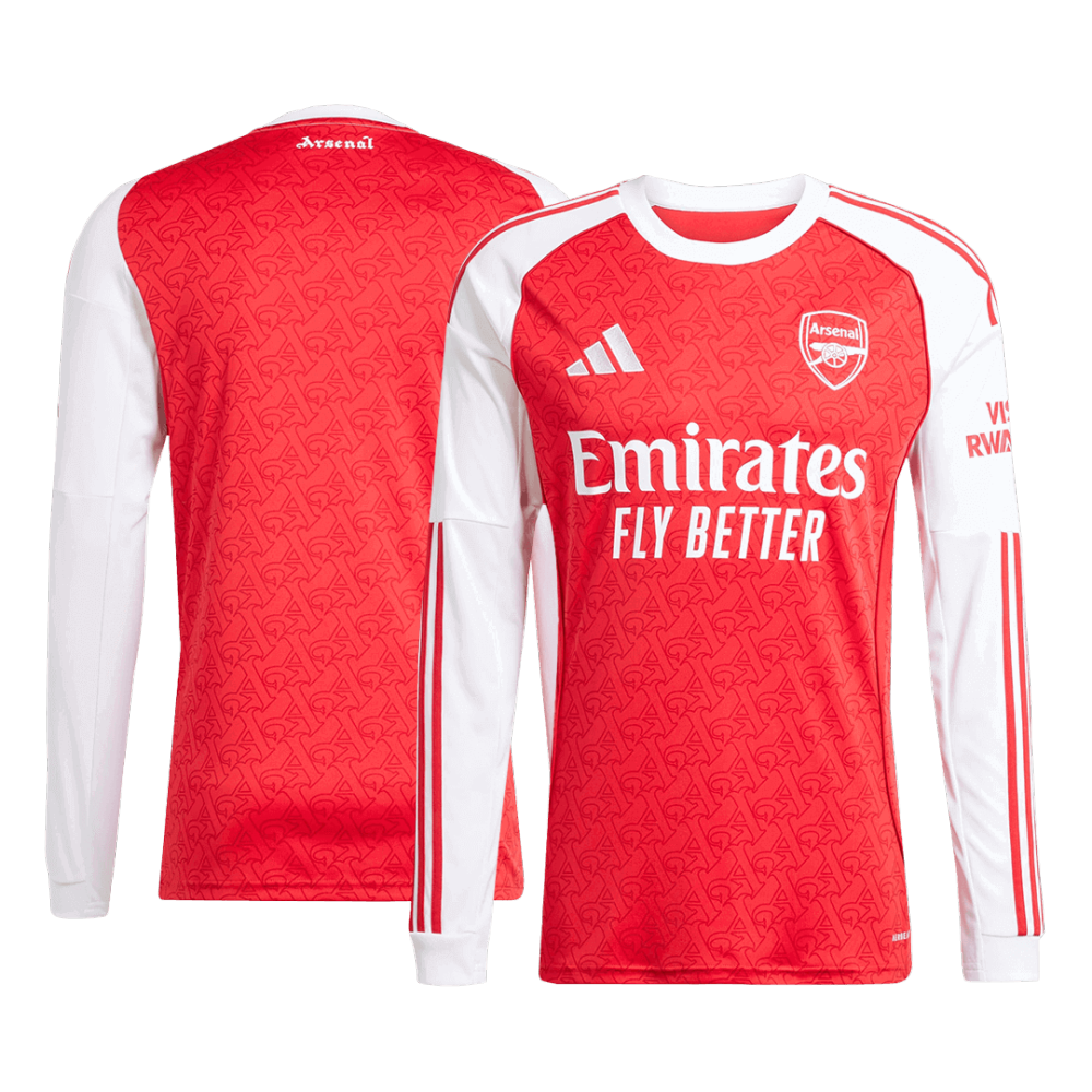 Arsenal Long Sleeve Jersey Home Football Shirt 2025-26 - Image 4