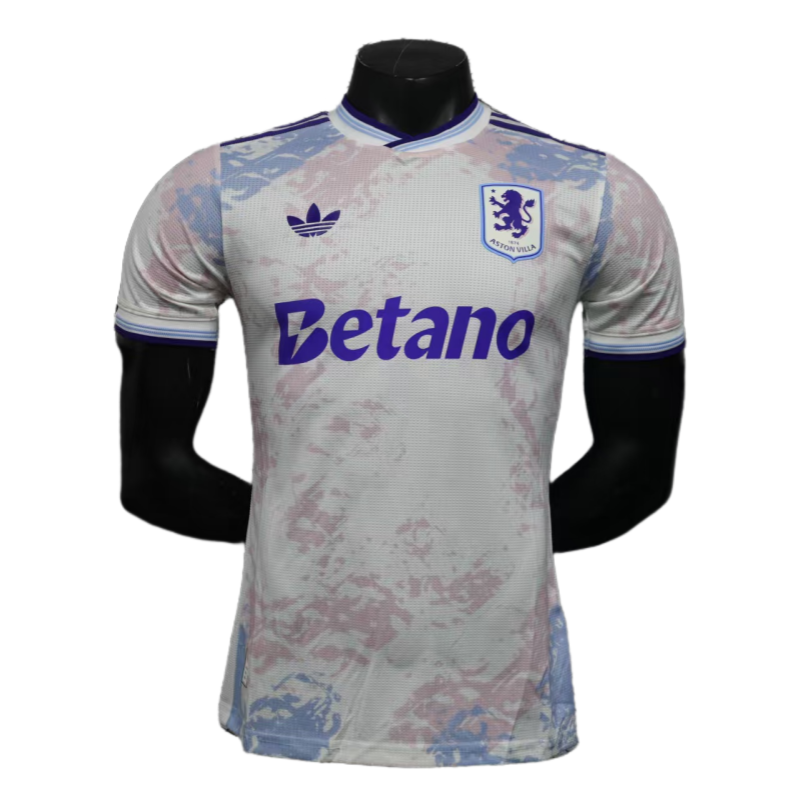 Aston Villa Away Football Jersey 2025-26 Player version - Image 4
