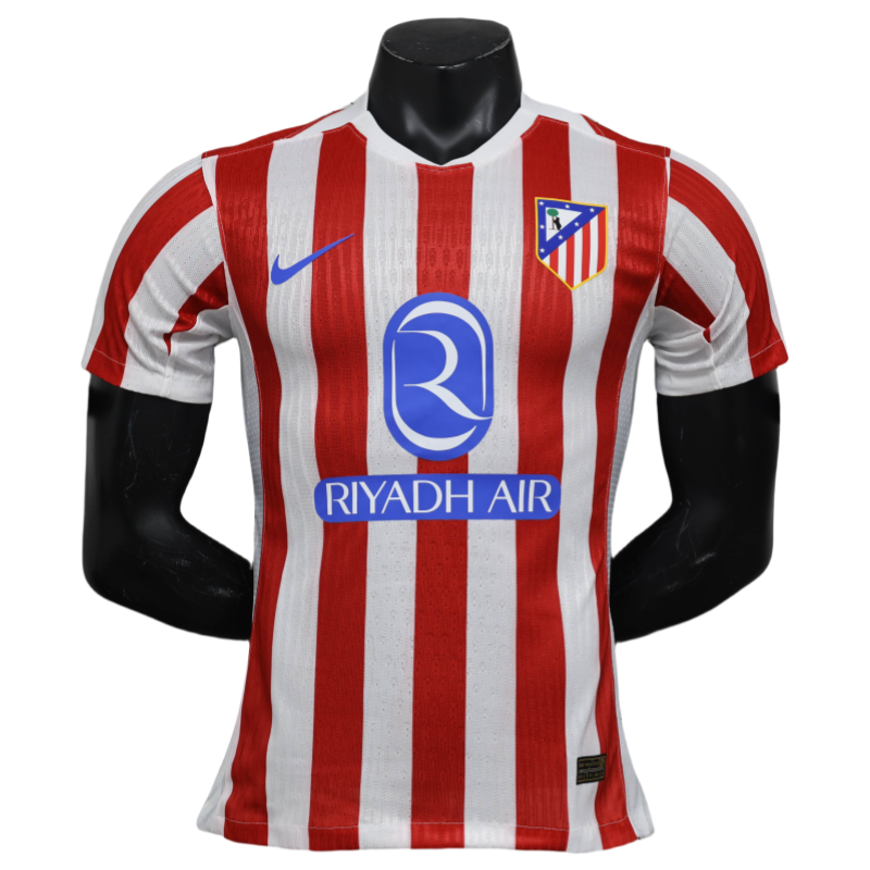 Atletico Madrid Home Shirt Soccer Jersey Player Version 25-26 - Image 4