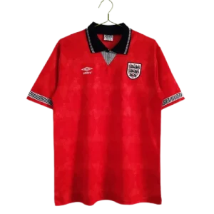 1990 England Retro Jersey Away Replica World Cup