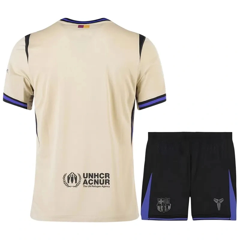 Barcelona Away Football jersey 2025-26 kit Fan Version Jersey+Shorts - Image 5