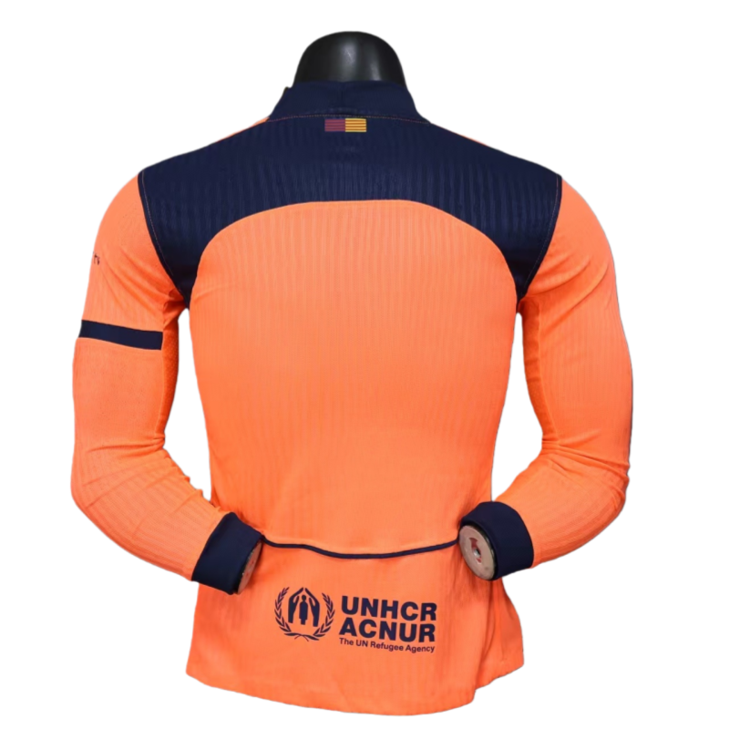 Barcelona Third Away Long Sleeve Football Shirt 2025-26 Player Edition - Image 5