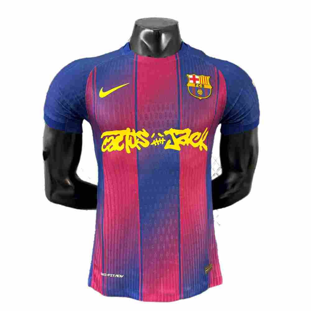 Barcelona X Travis Scott Home Shirt Soccer Jersey 25-26 - Image 4