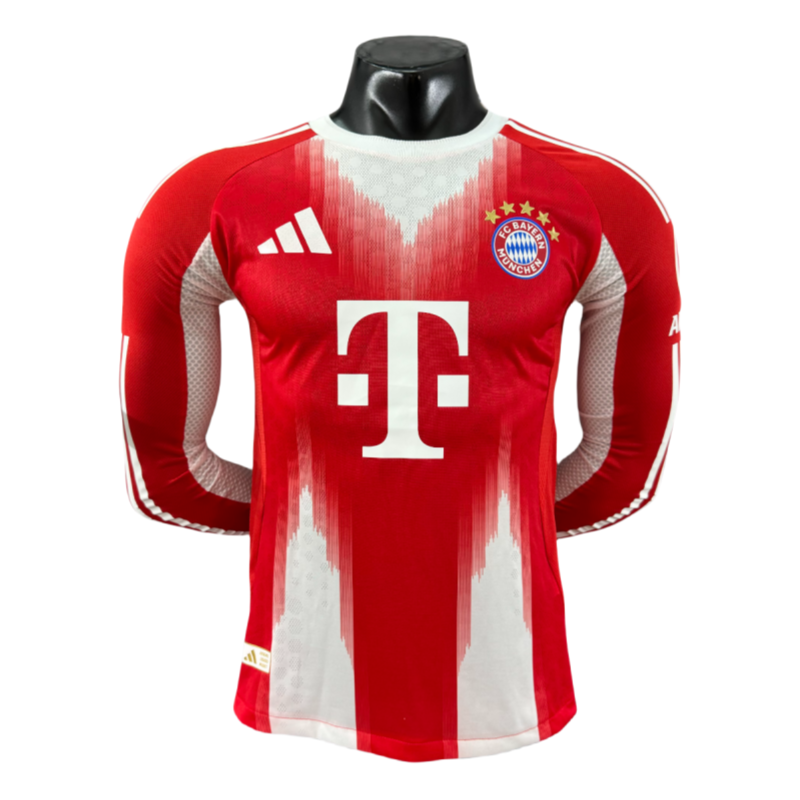 Bayern Munich Long Sleeve Jersey Home Football Shirt 2025-26-Player version - Image 4