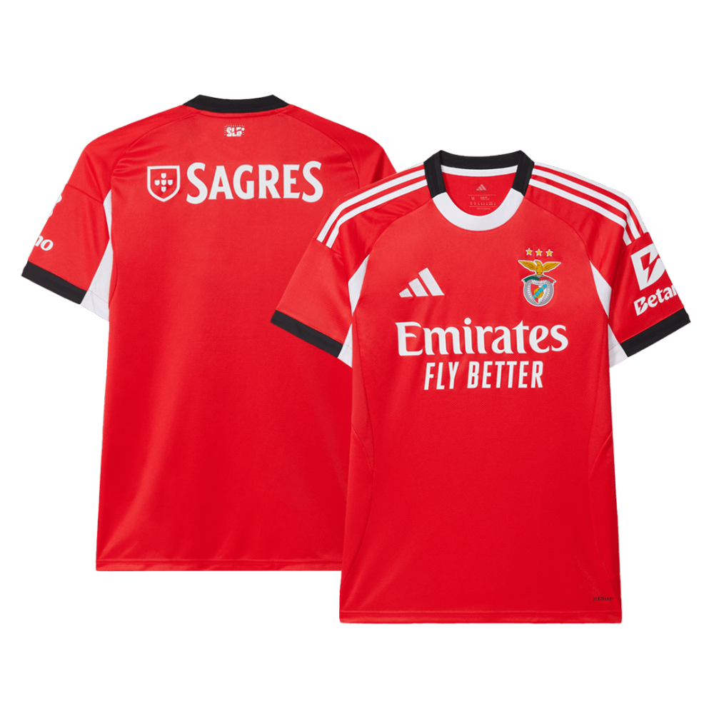 Benfica Soccer Jersey Home Shirt 2025-26 - Image 4