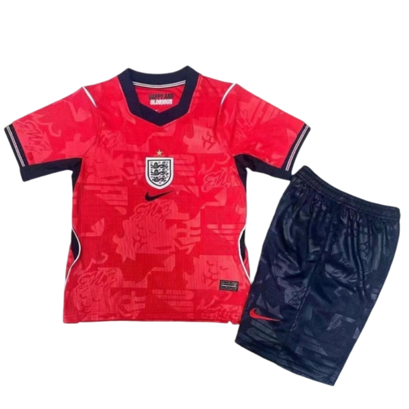 England 2026 World Cup Away Kids Short Sleeve Kit & Jersey + Shorts Fan Version - Image 4