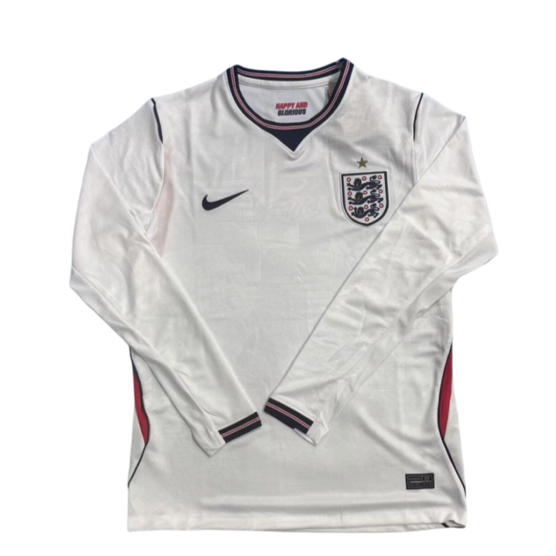 England 2026 World Cup Home Long Sleeve Kit & Jersey Fan Version - Image 4