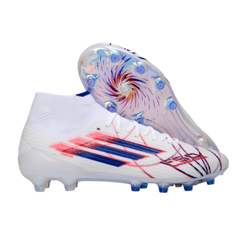 F50 with shoelaces fully knitted waterproof FG Football Shoes - Image 4
