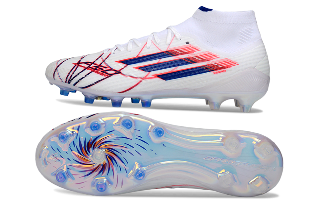 F50 with shoelaces fully knitted waterproof FG Football Shoes - Image 5