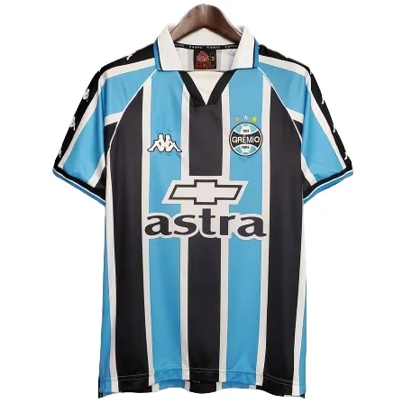 Grêmio FBPA 2000/01 Retro Soccer Jersey Home Replica - Image 4