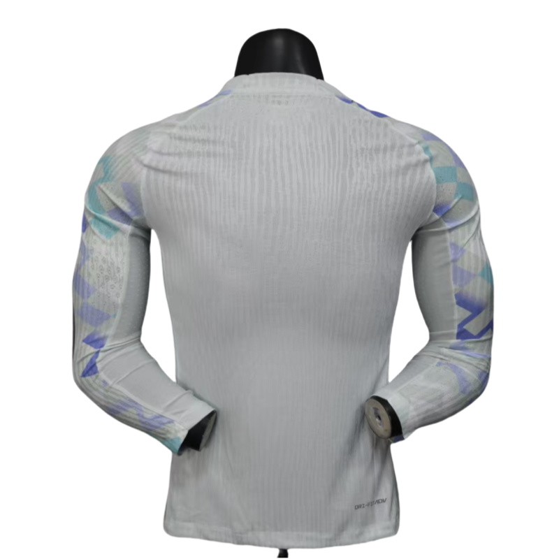 Inter Milan Away Shirt SOccer Jersey Long Sleeve Player Version 25-26 - Image 5