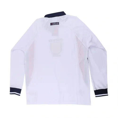 1998 England Retro Long Sleeve Jersey Home Replica World Cup - Image 5