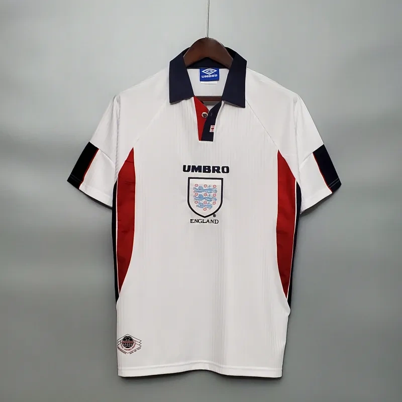 1998 England World Cup Home Retro Jersey - Image 4