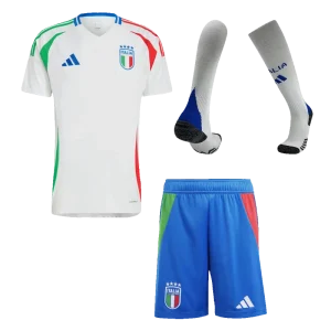 Italy Away Whole Kit(Jersey+Shorts+Socks) Euro 2024