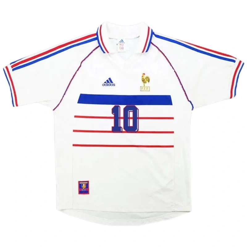 1998 France Retro Jersey Away World Cup - Image 4