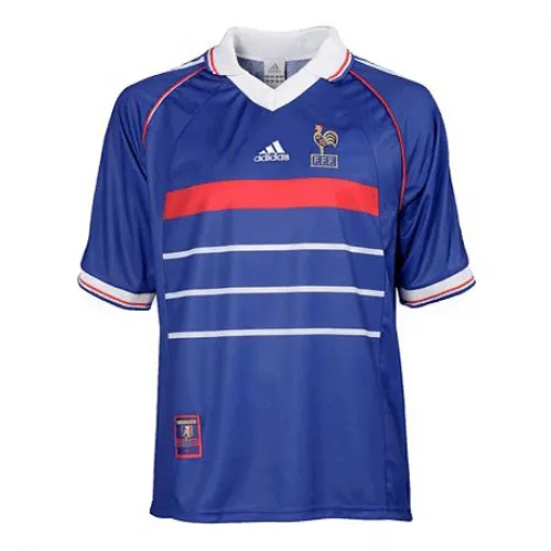 1998 France Retro Jersey Home World Cup - Image 4