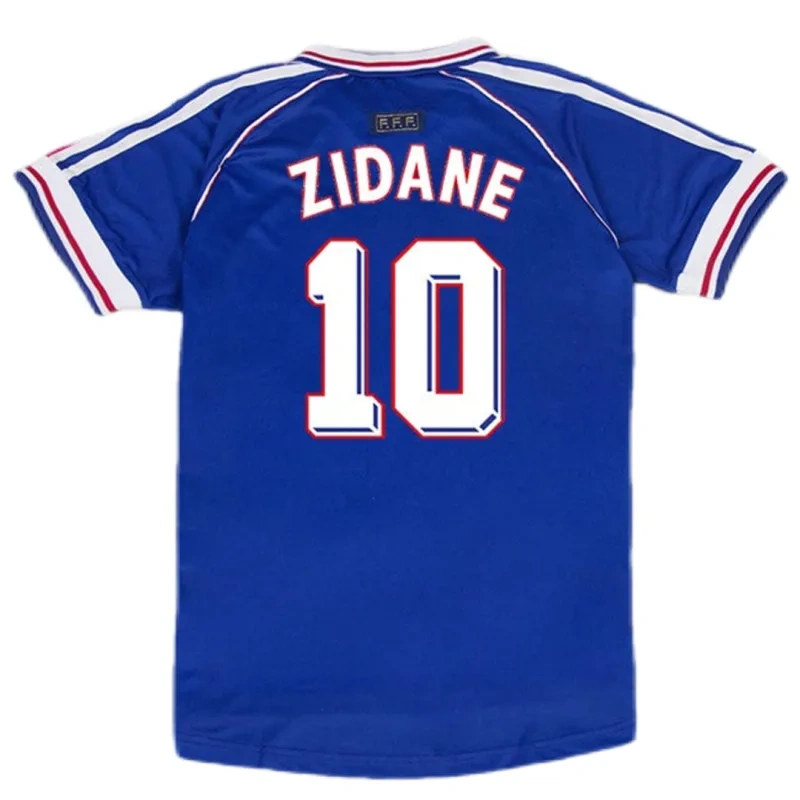 1998 France Retro Jersey Home World Cup - Image 5