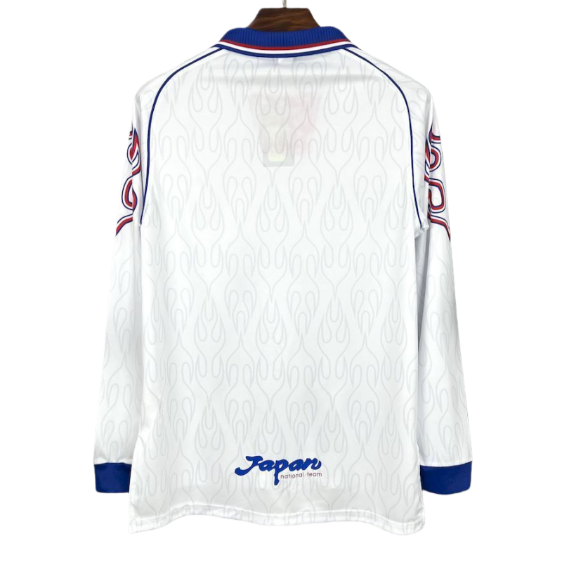1998 Japan Away Retro Kit Long Sleeve Football Shirt - Image 5