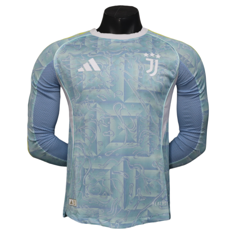 Juventus Away Jersey Football Shirt Long Sleeve Player Version 25-26 - Image 4