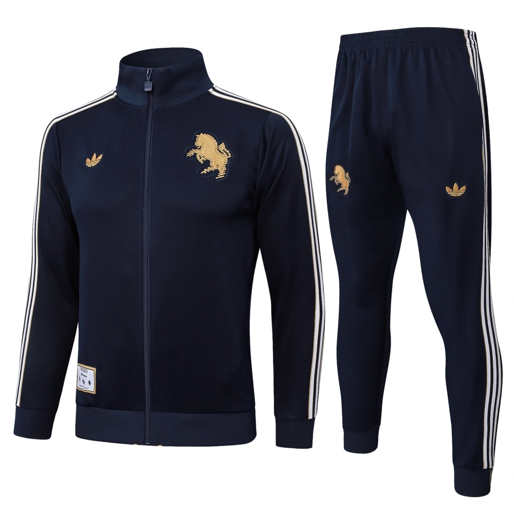 Juventus Training Kit (jacket+Pants) Cyan 2025-26 - Image 4