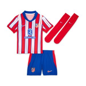 Kids Atletico Madrid Custom Home Full Soccer Kits 2024-25
