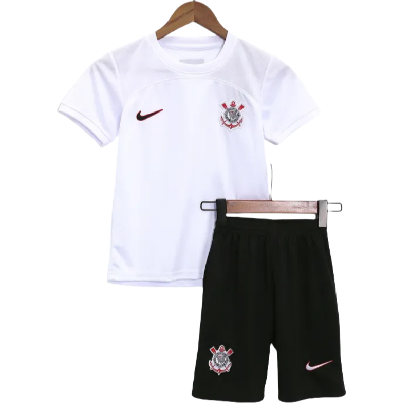 Kids Corinthians 2023/24 Home Jersey Kit - Image 4