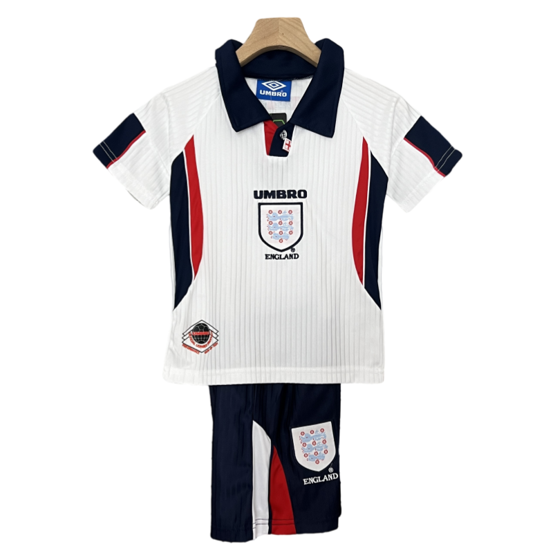 Kids England World cup Home Retro Kits 1998 - Image 4