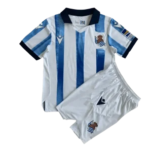 Kids Real Sociedad 2023/24 Home Kit Jersey+Shorts
