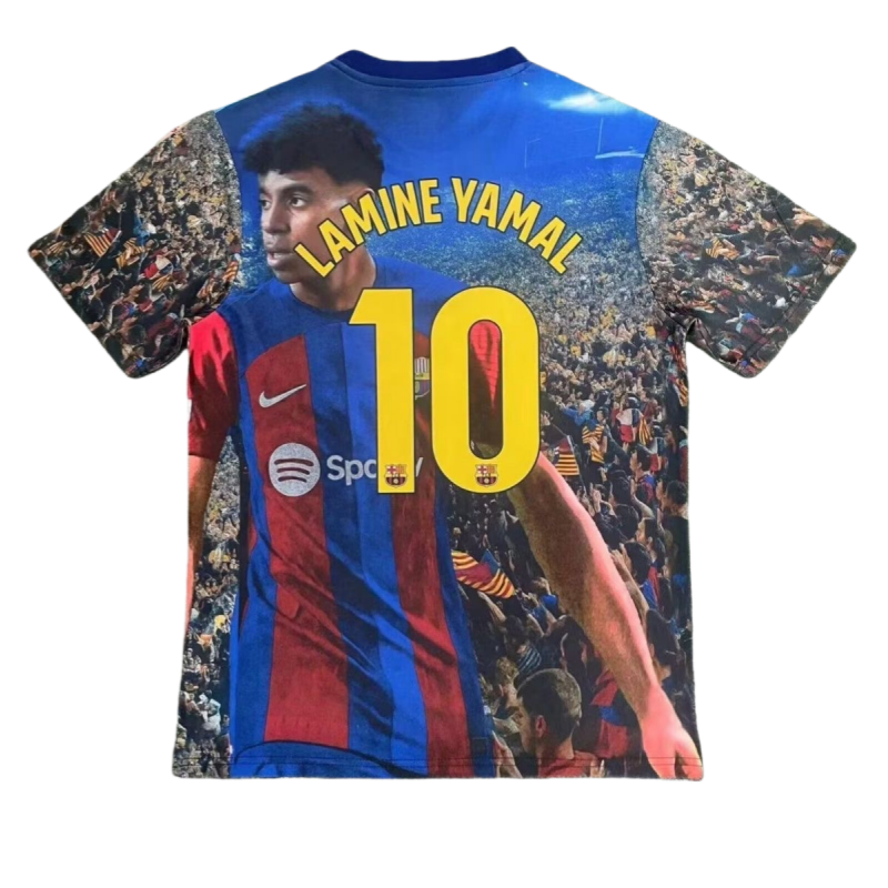 LAMINE YAMAL #10 Barcelona Soccer jersey special Edition custom Shirt 2025-26 - Image 5
