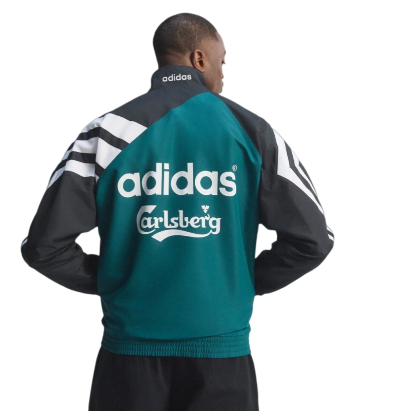 Liverpool 1995/96 Retro Style Training Windbreaker Jacket Green Fan Version - Image 5