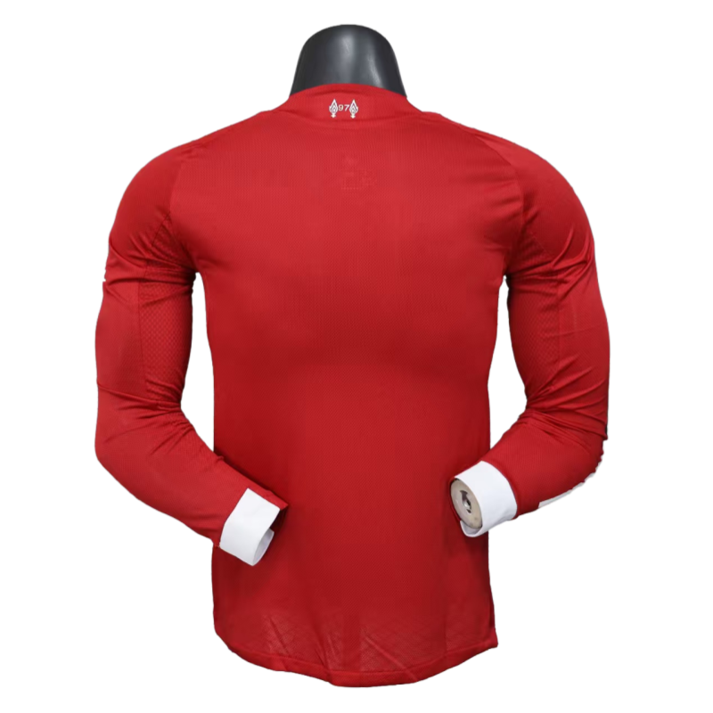 Liverpool Long Sleeve Jersey Home Football Shirt 2025-26-Player version - Image 5