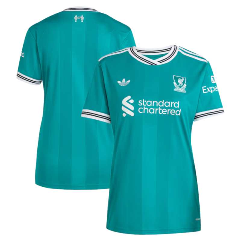 Liverpool Third away green football jersey Fan version 2025-26 Women - Image 5