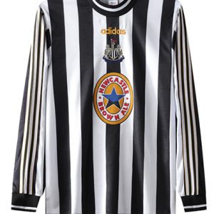 Newcastle United Retro Home Long Sleeve Football Jersey 97-99