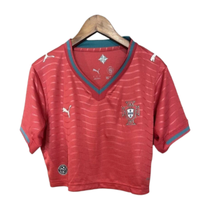 Portugal World Cup 2026 Home Women's Crop Top Fan Version