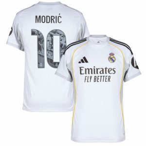 Real Madrid Home Modrić 10 Shirt 2025-26 (limited edition celebration print)