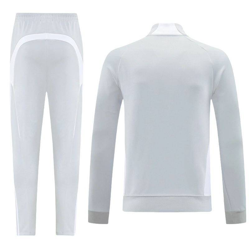 Real Madrid Training Kit White&Grey 2025-26 (Jacket+Pants) - Image 5