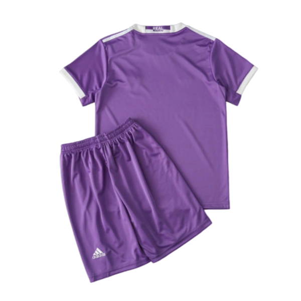 Real Madrid16-17 Away Retro Kids Kits Children Sets Football Jersey - Image 5