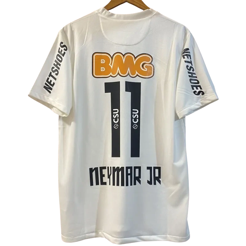 2011-12 Santos FC Retro #11 NEYMAR JR Jersey Home - Image 5
