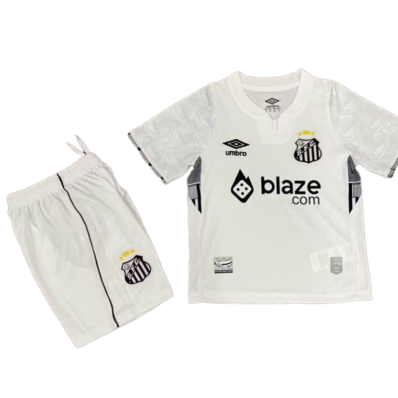 Santos home football jersey for Kids 2024-25 season - Image 4