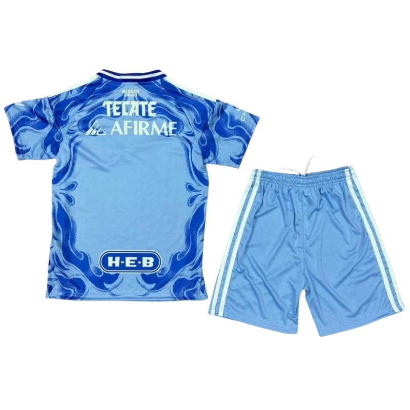 Tigres UANL Away Kids Kit Jersey+Shorts 2025/26 Soccer Jersey - Image 5