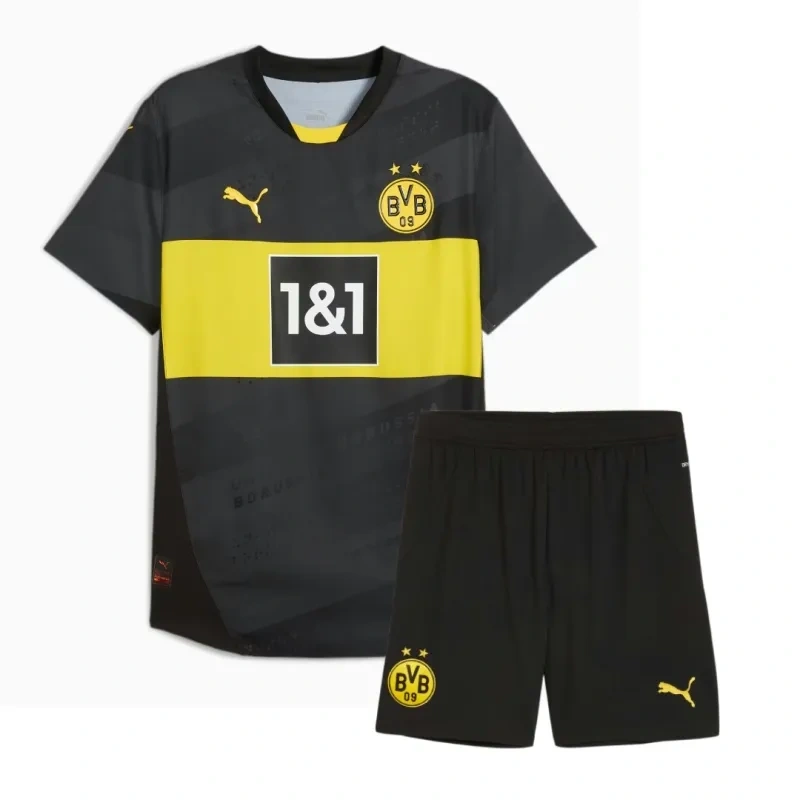 2024-25 Kids Borussia Dortmund Away Kits Soccer Jersey - Image 4