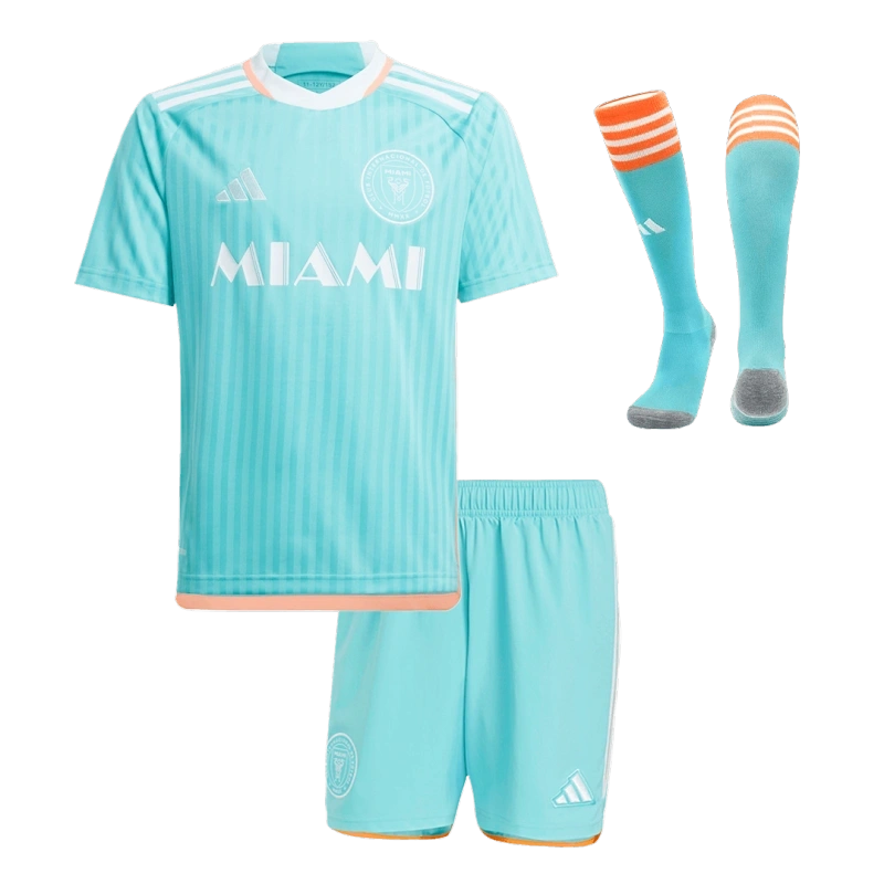 2024-25 Kids Inter Miami CF Custom Third Away Full Soccer Kits - Image 4