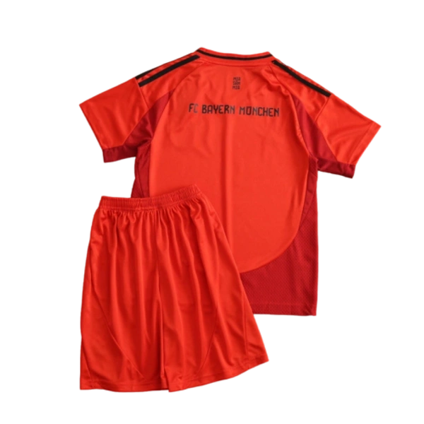 24-25 Bayern Munich Home Soccer Kids Kit Jersey+Shorts - Image 5