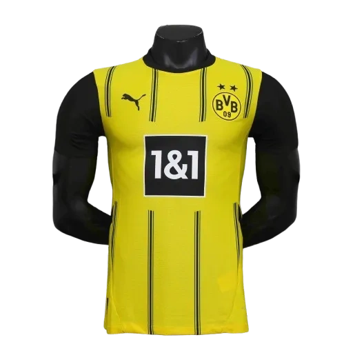 24-25 Borussia Dortmund Home Soccer Jersey Player Version - Image 4